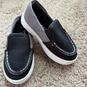 Sperry Toddler Black and Gray Slip-On Shoes